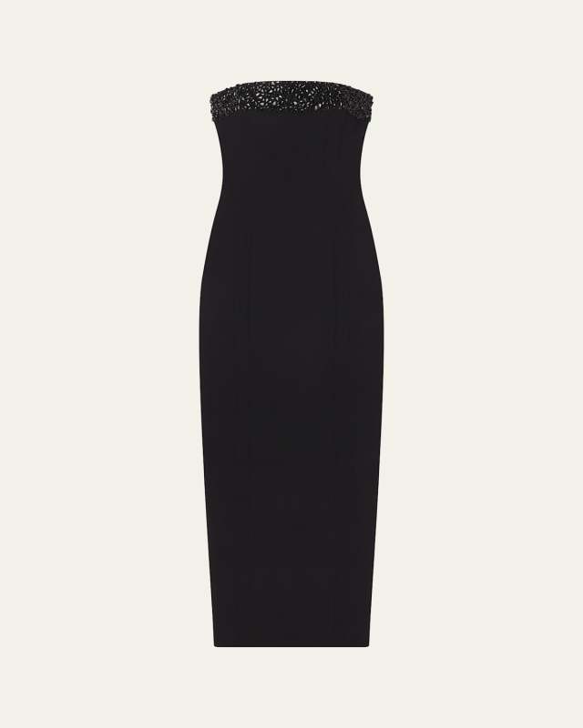 Elizabeth Embellished Strapless Gown